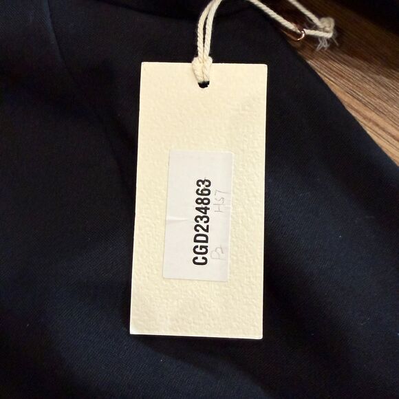 Mellóday NWT Black Pearl Mock Neck Midi Dress With Pockets Size Small - Picture 13 of 13